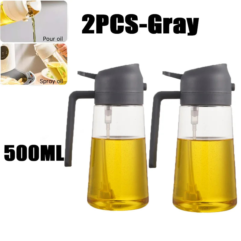 Premium Olive Oil Spray Bottle – BBQ & Cooking Oil Sprayer (200/300/500ml)
