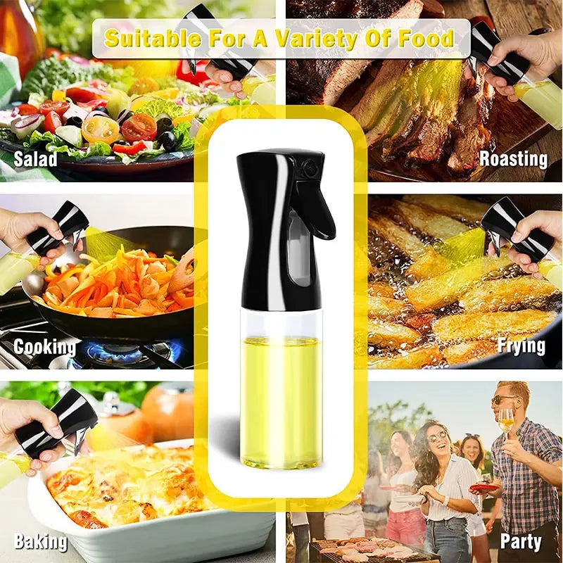 Premium Olive Oil Spray Bottle – BBQ & Cooking Oil Sprayer (200/300/500ml)