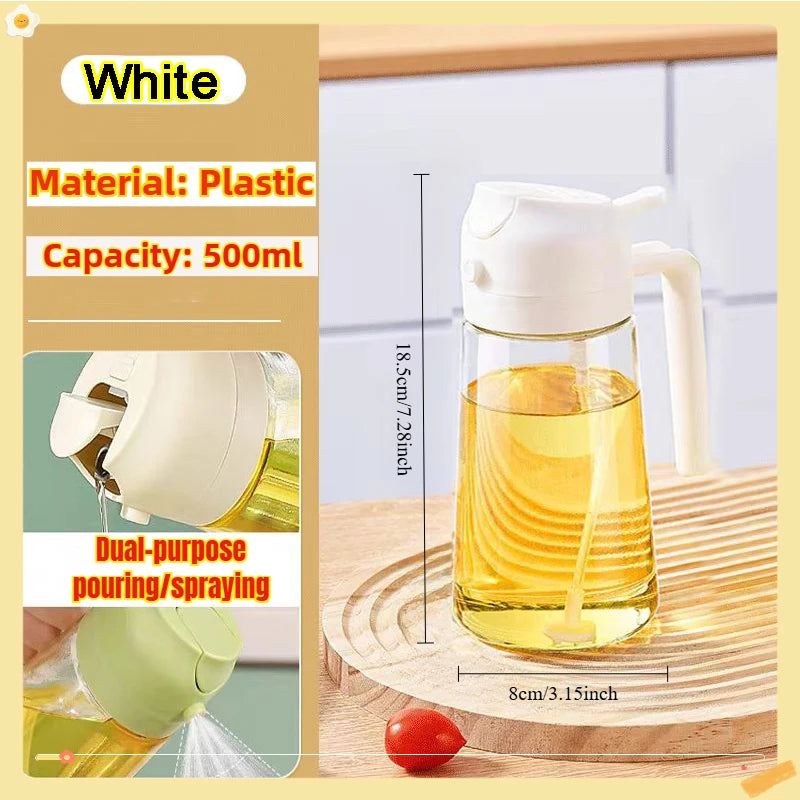 Premium Olive Oil Spray Bottle – BBQ & Cooking Oil Sprayer (200/300/500ml)