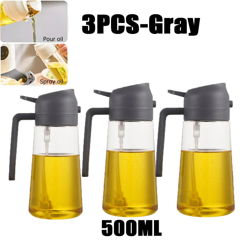 Premium Olive Oil Spray Bottle – BBQ & Cooking Oil Sprayer (200/300/500ml)