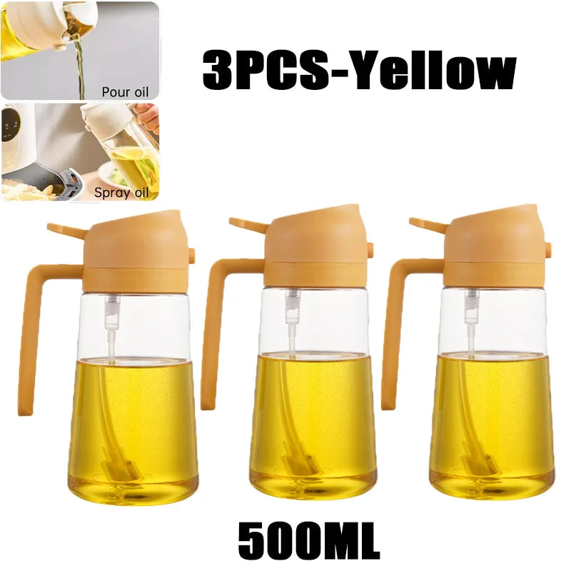 Premium Olive Oil Spray Bottle – BBQ & Cooking Oil Sprayer (200/300/500ml)