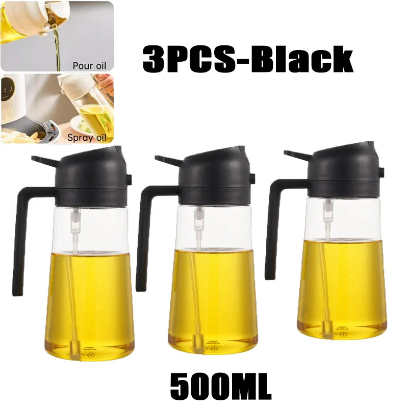 Premium Olive Oil Spray Bottle – BBQ & Cooking Oil Sprayer (200/300/500ml)