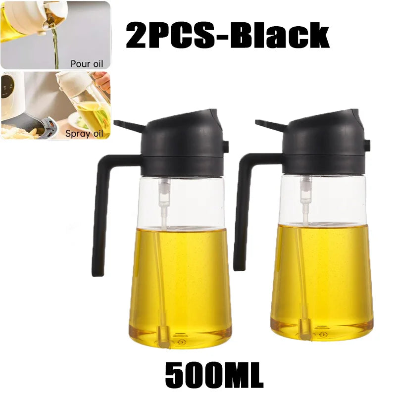 Premium Olive Oil Spray Bottle – BBQ & Cooking Oil Sprayer (200/300/500ml)