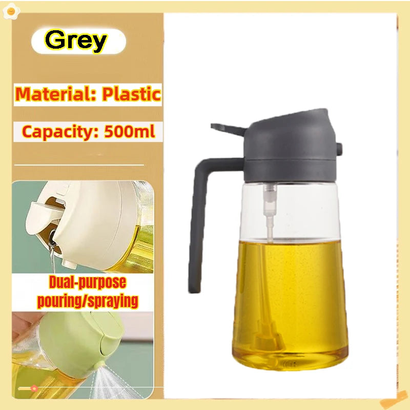 Premium Olive Oil Spray Bottle – BBQ & Cooking Oil Sprayer (200/300/500ml)