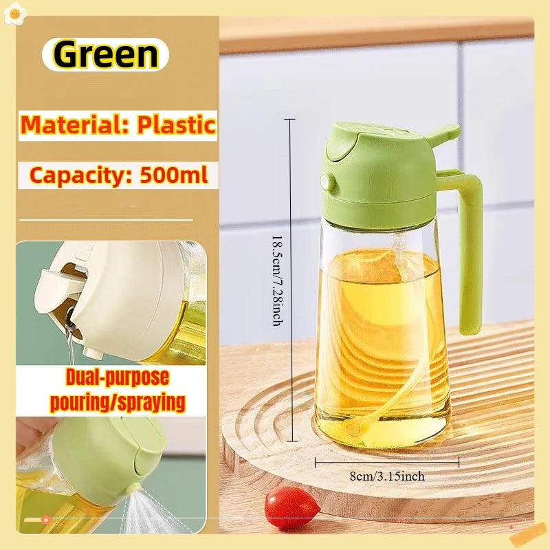Premium Olive Oil Spray Bottle – BBQ & Cooking Oil Sprayer (200/300/500ml)