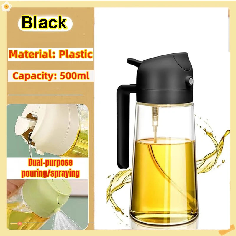 Premium Olive Oil Spray Bottle – BBQ & Cooking Oil Sprayer (200/300/500ml)