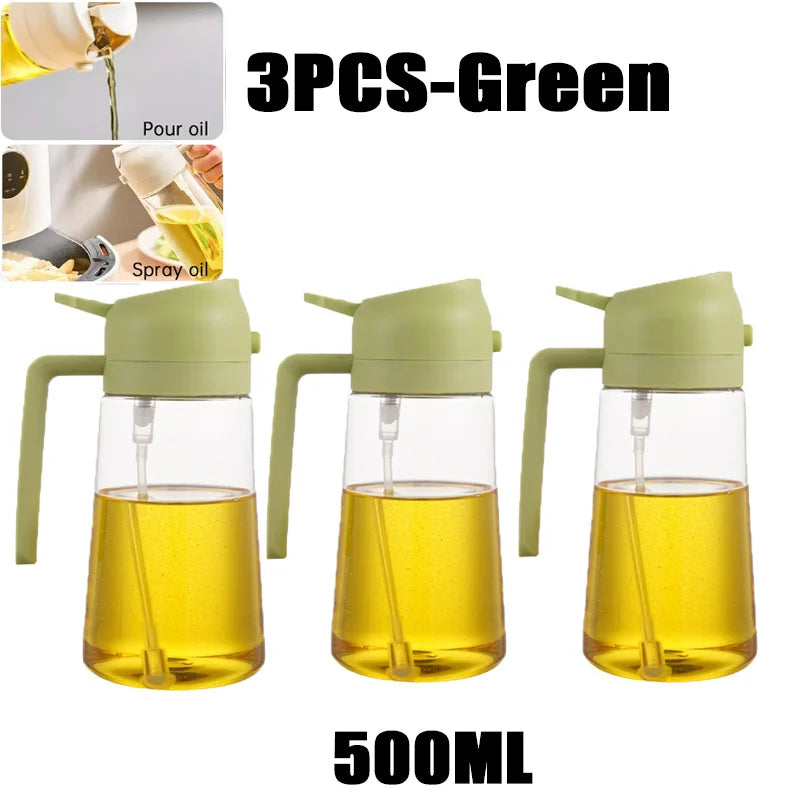 Premium Olive Oil Spray Bottle – BBQ & Cooking Oil Sprayer (200/300/500ml)