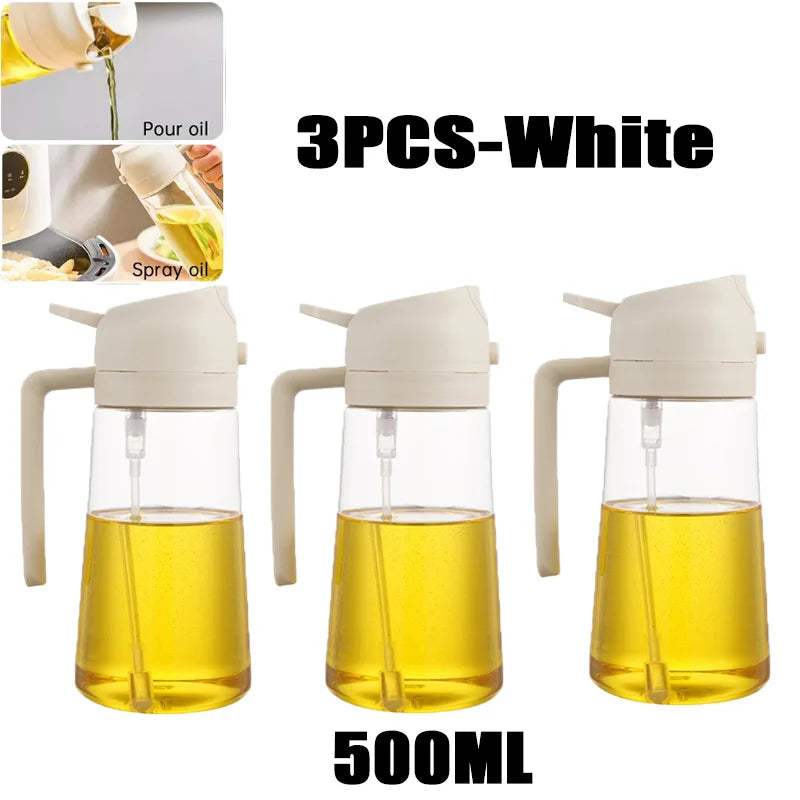 Premium Olive Oil Spray Bottle – BBQ & Cooking Oil Sprayer (200/300/500ml)