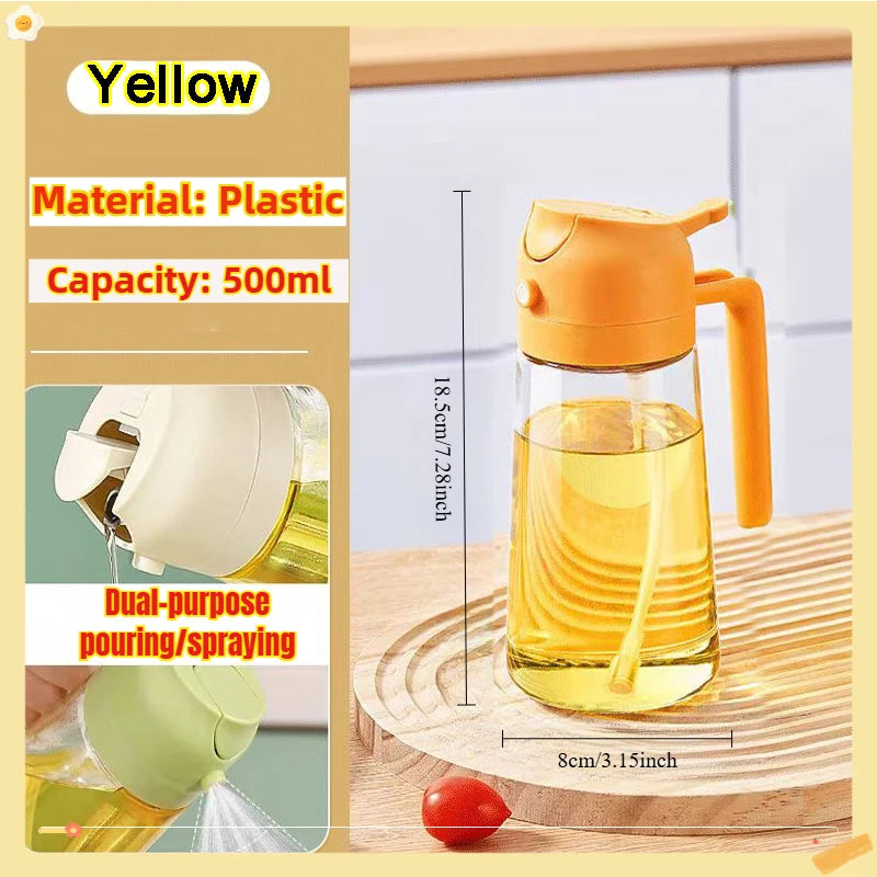 Premium Olive Oil Spray Bottle – BBQ & Cooking Oil Sprayer (200/300/500ml)